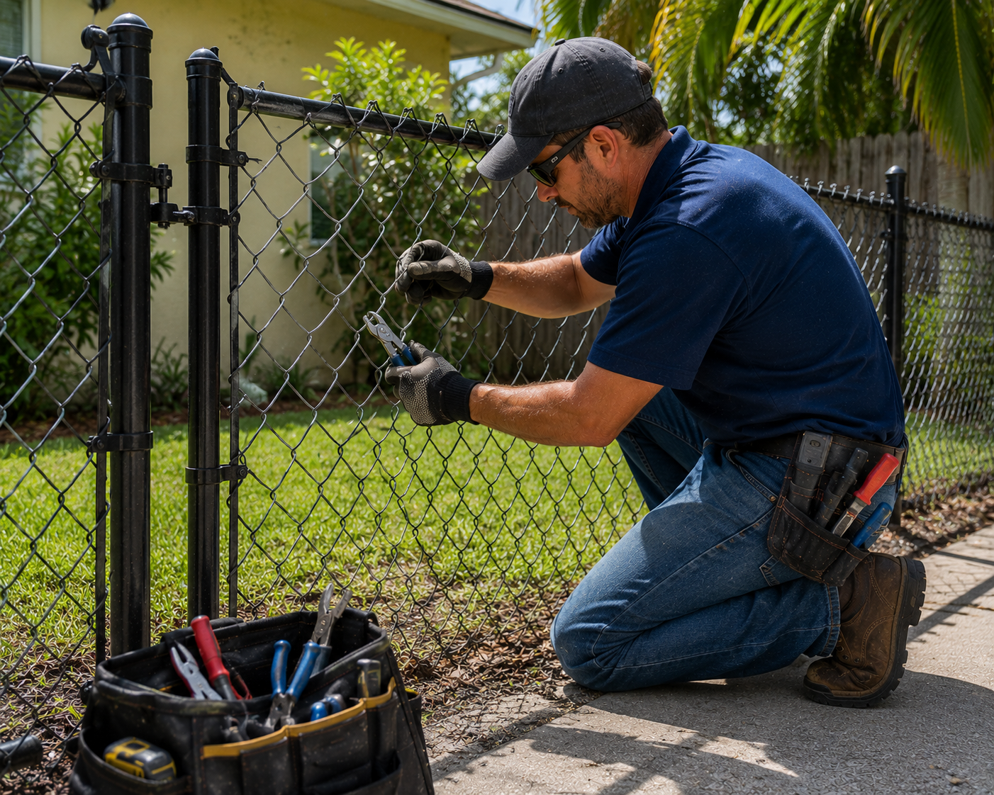 Chain Link Fence Repair Fort Lauderdale